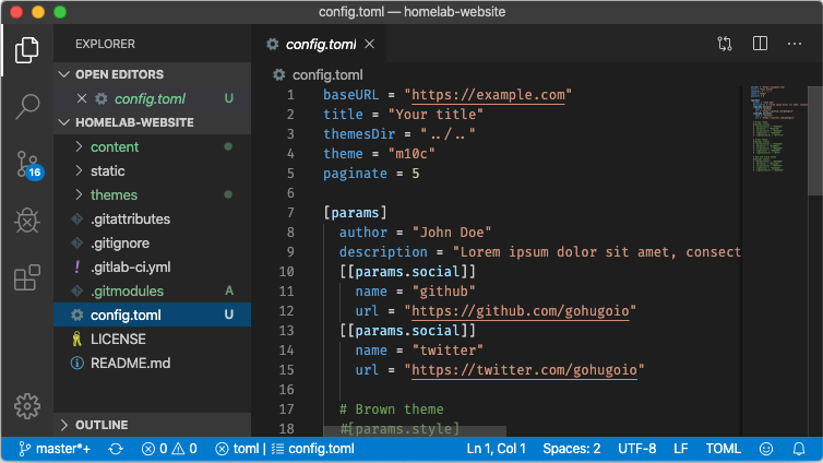 Original config.toml